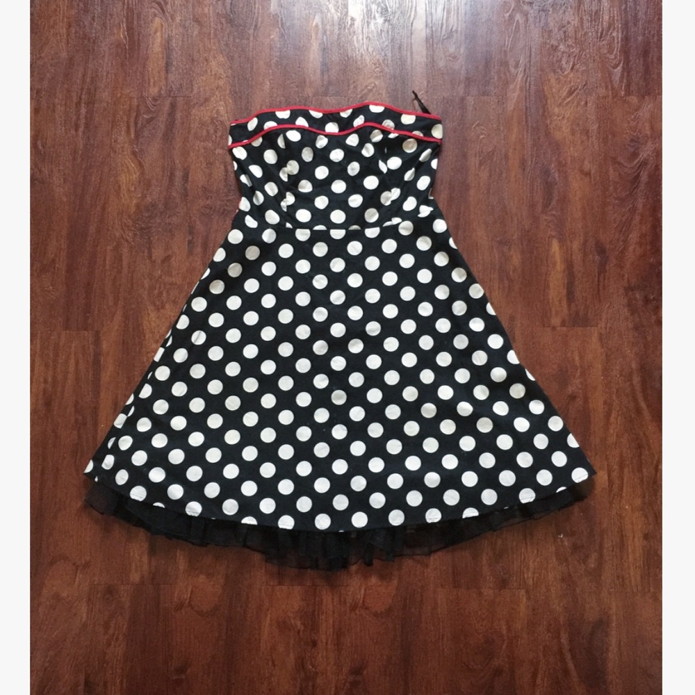 Polka dot Fit and Flare Dress